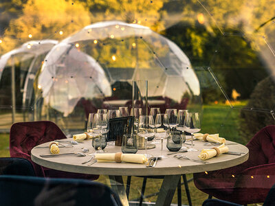 Souper romantique dans un dôme pour 2 personnes