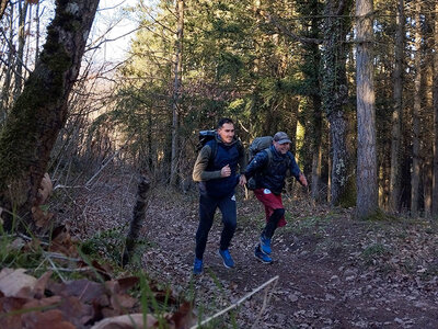 Coffret Raid sportif de 12h avec barbecue militaire pour 2 personnes près de Saint-Étienne