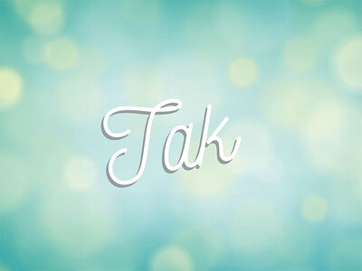 Gaveæske Tak - Gavekort - 249 kr.