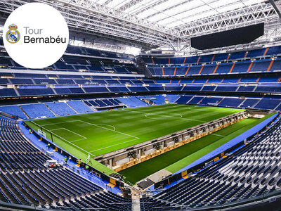 Caja regalo Un estadio de leyenda: 1 entrada de adulto y 1 de niño para el Estadio Santiago Bernabéu