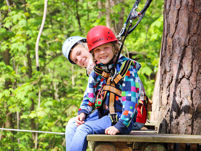 Geschenkbox Baumwipfel-Abenteuer für 2 im Kletterwald