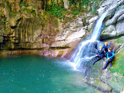 Coffret Descente du canyon du Groin près de Chambéry pour 2 adultes et 2 enfants