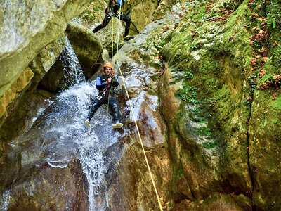 Descente du canyon de la Pissarde près de Grenoble