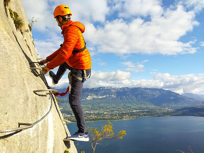 Coffret Parcours via ferrata de la Dent du Chat près d'Annecy pour 2 débutants