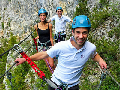 Coffret Parcours via ferrata de la Tour du Jallouvre près de Megève pour 2 confirmés