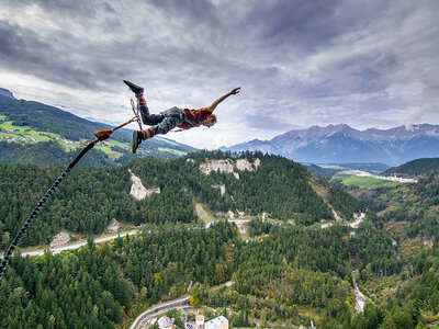 Geschenkbox 1 Bungy-Sprung von der 192 Meter hohen Europabrücke in Tirol