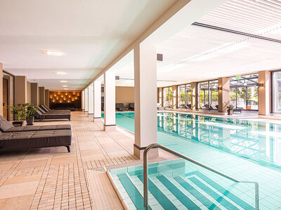 Coffret Journée détente et gourmande avec accès au spa et déjeuner en hôtel 5* à Lenk