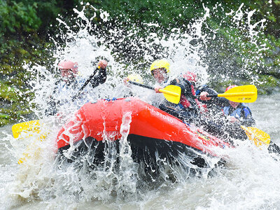 2-stündige Wildwasser-Rafting-Tour in der Imster Schlucht in Tirol