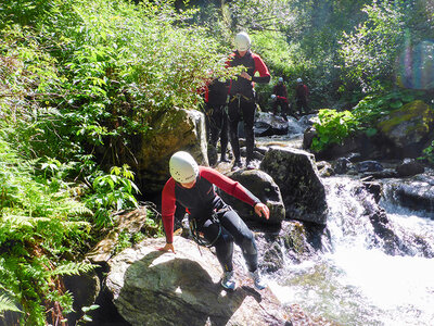 Box Canyoning-Action in der Auerklamm