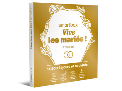 Coffret cadeau Vive les mariés ! Émotion