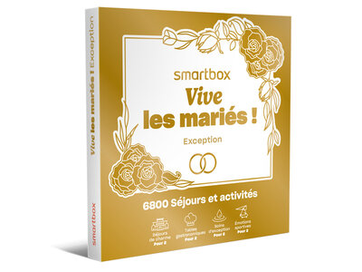 Coffret cadeau Vive les mariés ! Exception