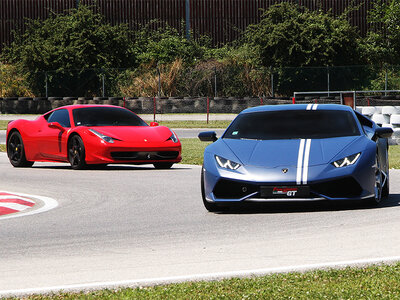 Cofanetto Guida Ferrari, Subaru e Lamborghini sul Circuito Internazionale di Busca in Piemonte con video