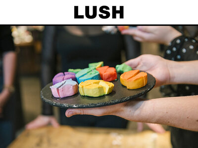 Caja regalo Party privada en tienda LUSH para 10 personas