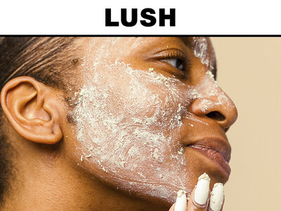 Caja regalo LUSH: 1 taller de mascarilla o limpiadora para 10 personas