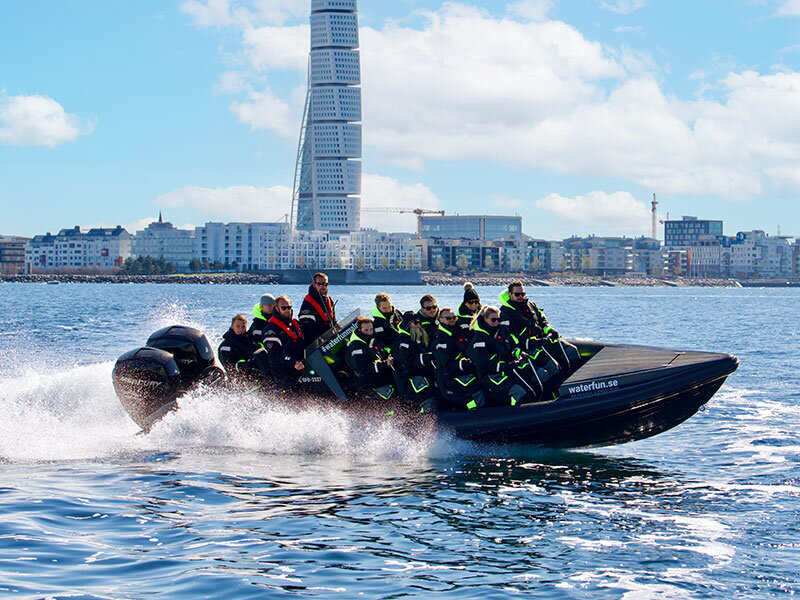 Actionfylld RIB Safari för 2 i Öresund