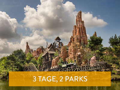 Geschenkbox Tickets für 2 Disney® Parks für 1 Erwachsenen und 1 Kind für 3 Tage