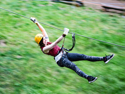 Hoch hinaus im Brandenburger Kletterpark