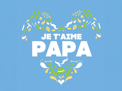 Coffret cadeau Je t'aime Papa !