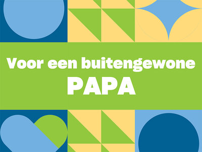 Cadeaubon Voor een buitengewone papa