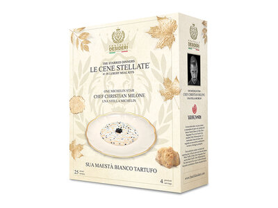 Cofanetto Sapori MICHELIN a domicilio: 1 Luxury Meal Kit a scelta con ricette di chef stellati