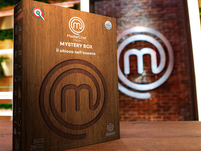 Sapori firmati MasterChef a domicilio: 1 Mistery Box a scelta tra 5 con lampada ufficiale