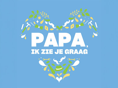 Cadeaubon Papa, ik zie je graag!