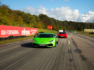 Gaveæske 3 omgange på racerbane i Lamborghini Huracan