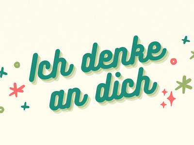Geschenkbox Ich denke an dich