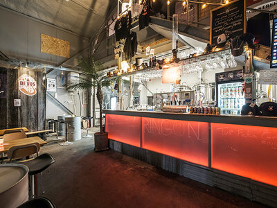 Box Padel, tvårätters, & ölprovningsbricka för 4