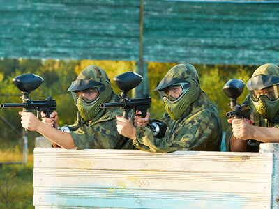 Geschenkbox Paint Wars beim farbenfrohen Paintballspiel für 2 im Taunus