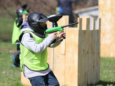 Box Epischer Farbshowdown beim Outdoor-Paintball für 6 Personen