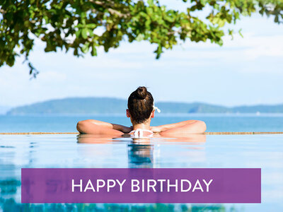 Geschenkbox Alles Gute zum Geburtstag: Entspannung pur mit Spa-Zugang, Massage oder Behandlung