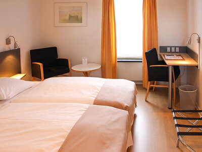 Boks Hotel med morgenmad i Odense for 2