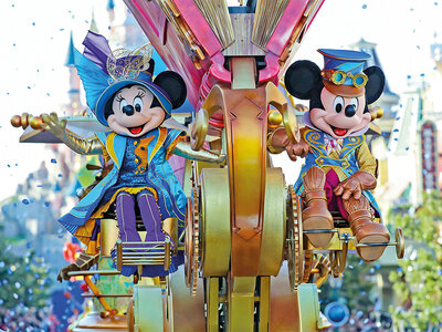 Coffret Disneyland® Paris : entrée Medium Summer pour 2 adultes et 2 enfants (2 parcs)
