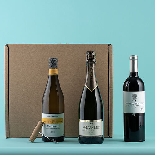 Lot De 3 Boîtes Pliantes Pour Bouteilles De Vin Tradineur - Avec Fenêtres Et Poignée - Design Noël 'Merry Christmas' (38,5 X 26,4 X 8,3 Cm) - 10