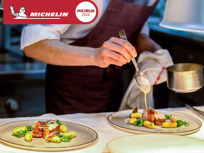 Caja regalo Cita gastronómica para 2: menú degustación en restaurantes de la Guía MICHELIN