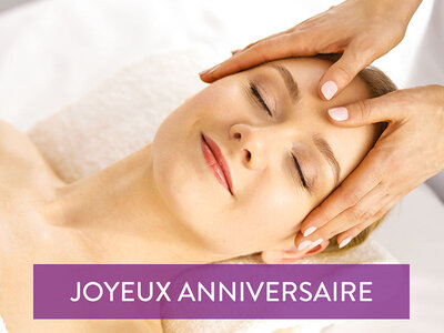 Coffret cadeau Anniversaire bien-être avec accès au spa, massage ou soin