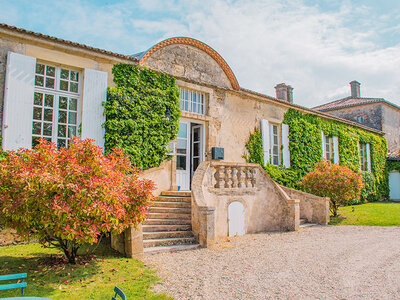 Coffret cadeau Visite de chai avec dégustation de vin, pique-nique et location de vélos dans un château à Sauternes