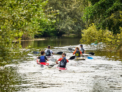 Coffret cadeau Excursion en canoë ou en kayak et balade en vélo pour 2 adultes et 1 enfant près de Lorient