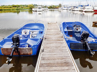 Coffret 1h30 de bateau à moteur sans permis pour 4 personnes près de Vannes