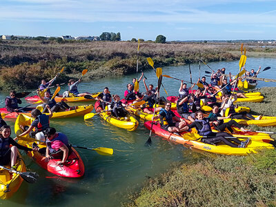 Coffret cadeau 3h de paddle, kayak biplace ou canoë-kayak pour 2 personnes près de Vannes