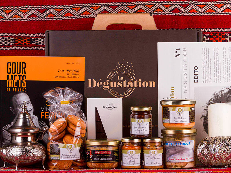 Coffret de spécialités salées et sucrées livré à domicile
