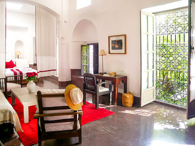 Boks Luksusophold på Riad Aman i Marrakech for 2