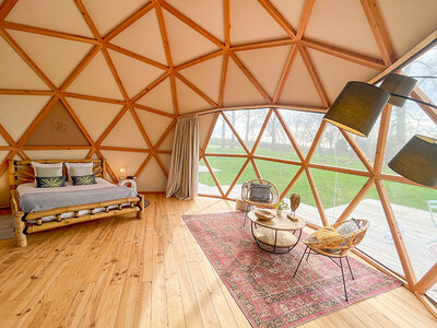 Coffret 2 jours insolites en dôme avec accès à l'espace détente près de Provins