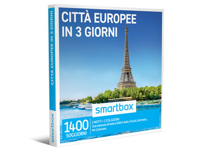 Cofanetto regalo Città europee in 3 giorni