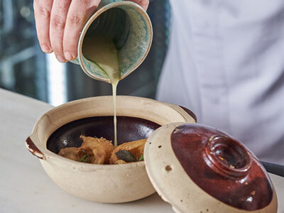 Caja Menú de vanguardia para 2 personas en Koiné Bistró, Alicante