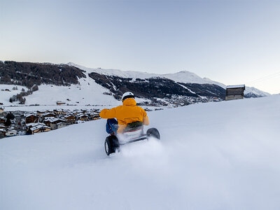 Adrenalina sulla neve: 5 emozionanti corse in Snowkart a Livigno per 2 persone