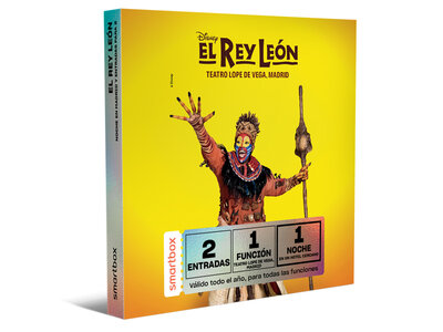 Caja regalo El Rey León - 2 entradas - 1 noche