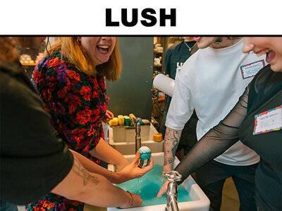 Caja regalo Party en tienda LUSH para 2 personas