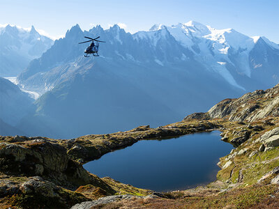 Coffret cadeau Vol en hélicoptère de 20 min pour 2 personnes au-dessus du Mont-Blanc